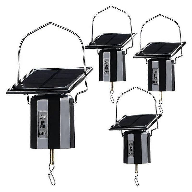 4Pcs Solar Powered Wind Spinner Motor Rotating Motor for Display