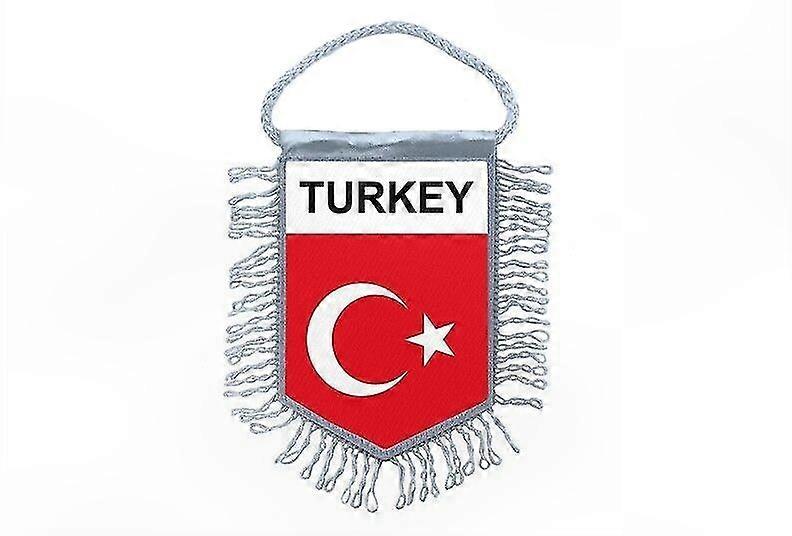 Mini Flagg Bildekorasjon Tyrkis Ornament Biltilbehør