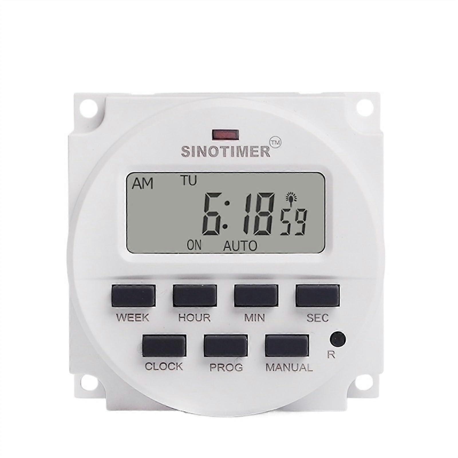 24V Programmable Digital Timer Switch for Automatic Gate Control with 1 Sec Interval and Enclosure