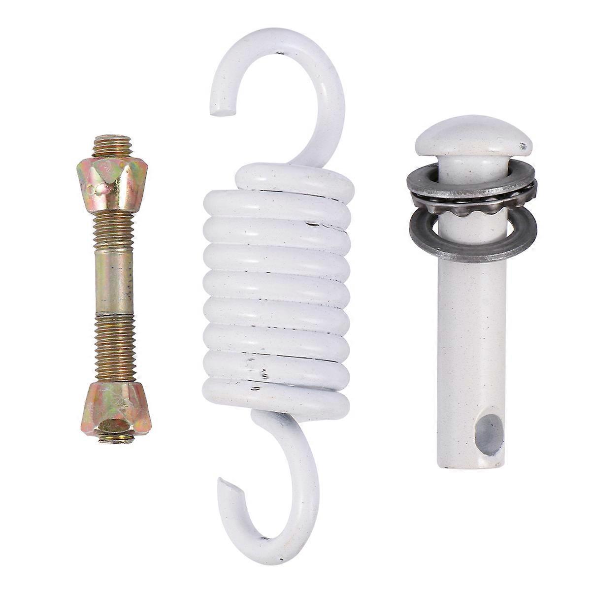Spring Hook Hammock Accessory Set for Hanging Chair Use White Alloy Durable Replacement Parts