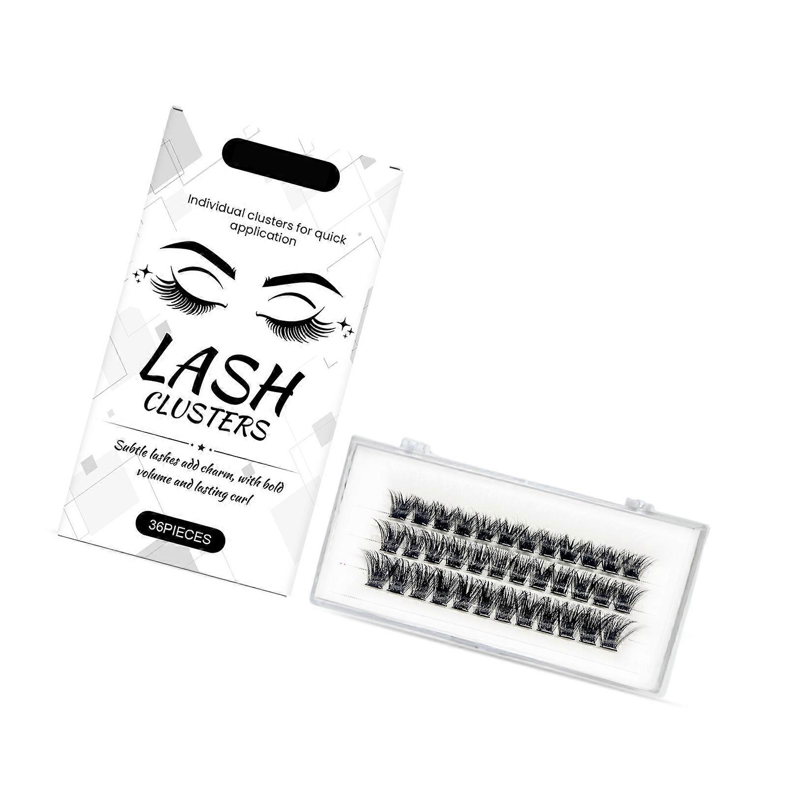 Adhesive Release False Eyelashes For Quick Application Soft Fiber Material Reusable Design Effortless Beauty Enhancement Multicolor