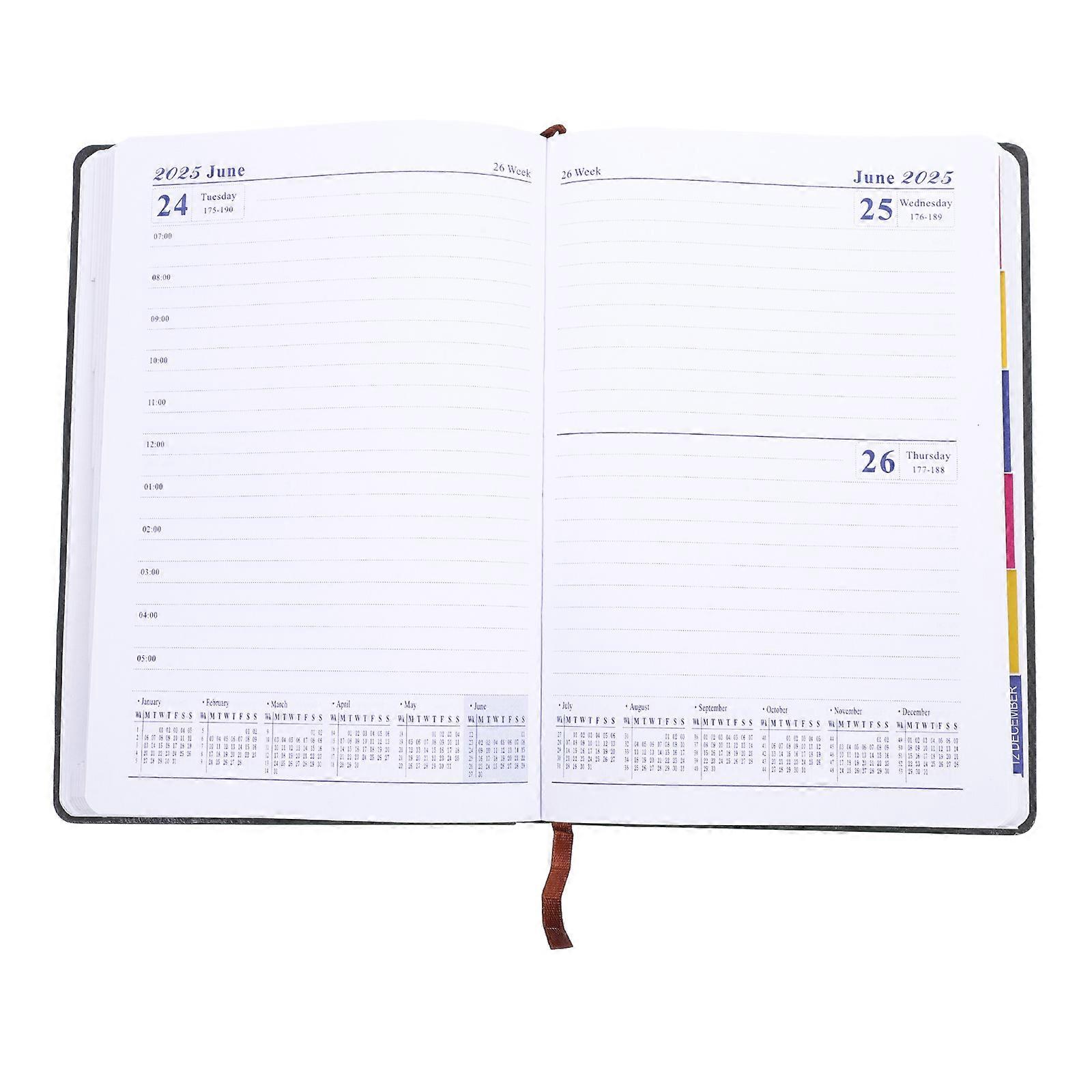 College Planner Work Journal Elegant Office Use 21.10X14.80X2.00CM Note Taking 1Pcs