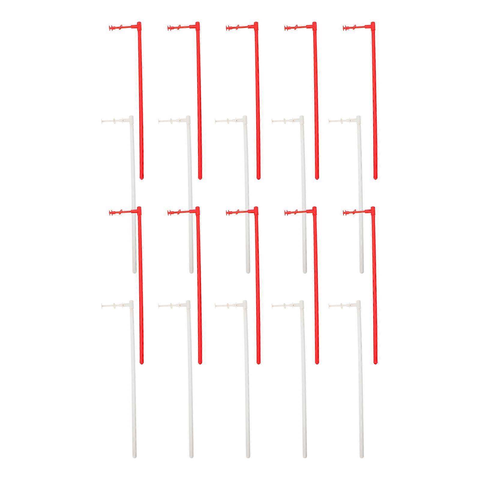 20 Sets Plastic Rod for DIY Windmill Bars and Making Supplies