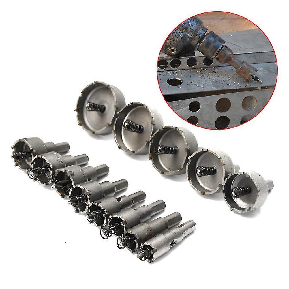 Hole Set Carbide Tip Drill Bit for Woodworking 26Pcs Silver