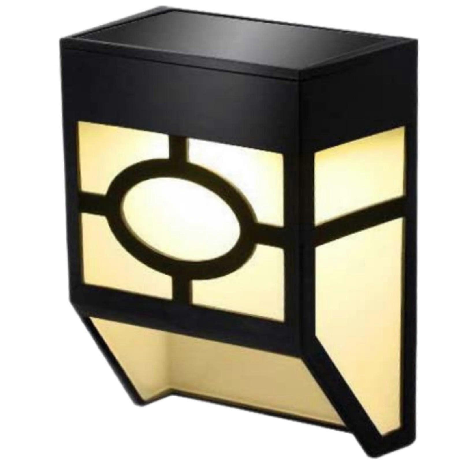 Solar Deck Step Lights with Motion Sensor, Waterproof LED Flood Lighting for Garden Patio Yard (Warm)