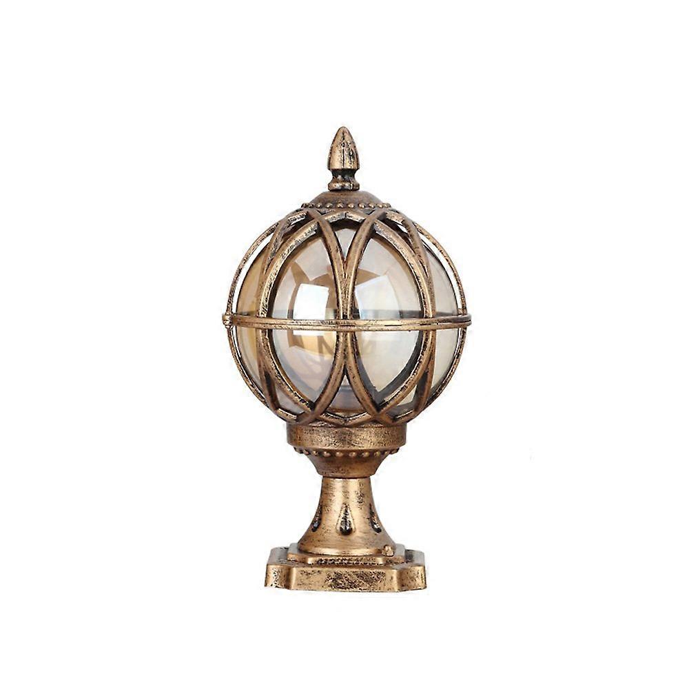 Vintage IP45 Waterproof Outdoor Lamp Post with E27 Base, RustResistant Garden Pathway Light