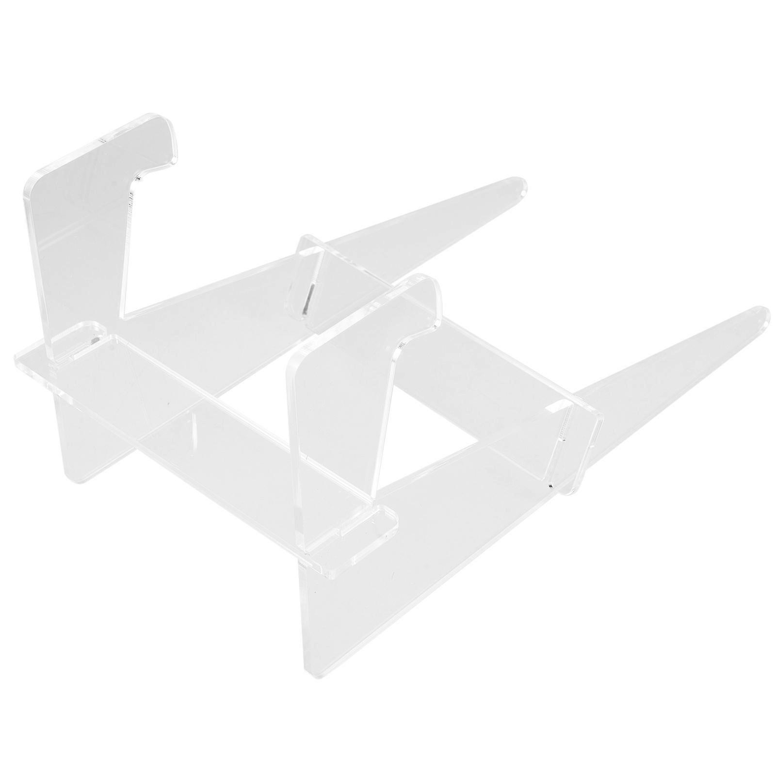 Transparent Acrylic Kitchen Recipe Stand Multi Purpose Book Display Holder 1 Set