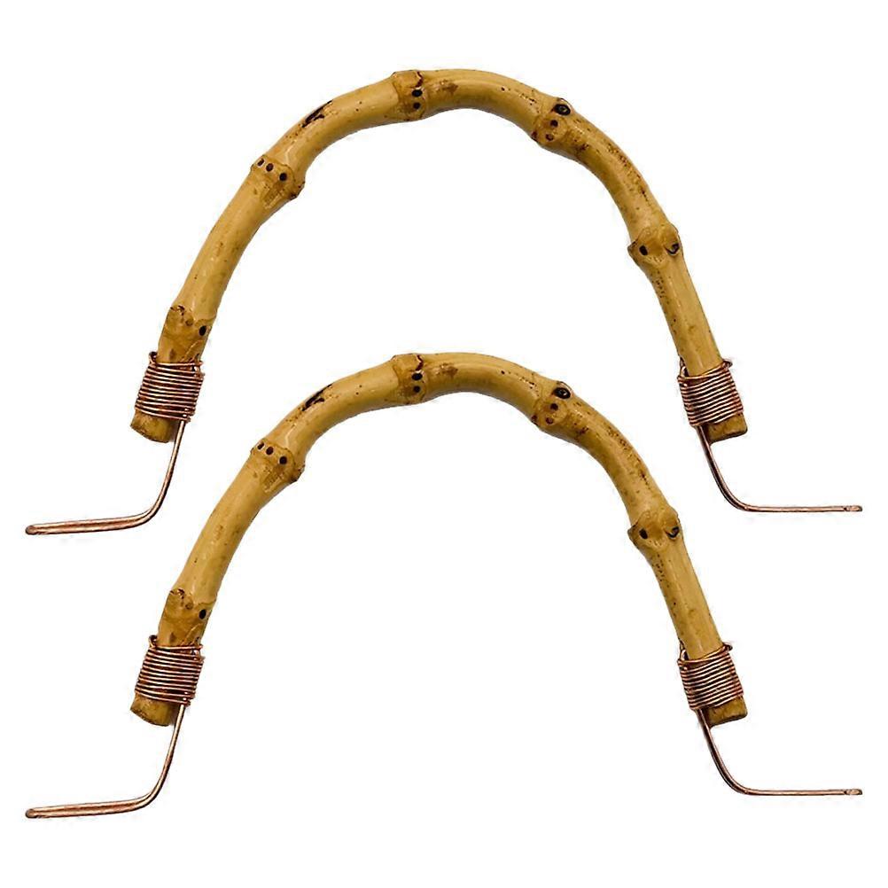 Utskiftbart tekannehåndtak i bambus for husholdningsbruk, 2 stk., enkel montering