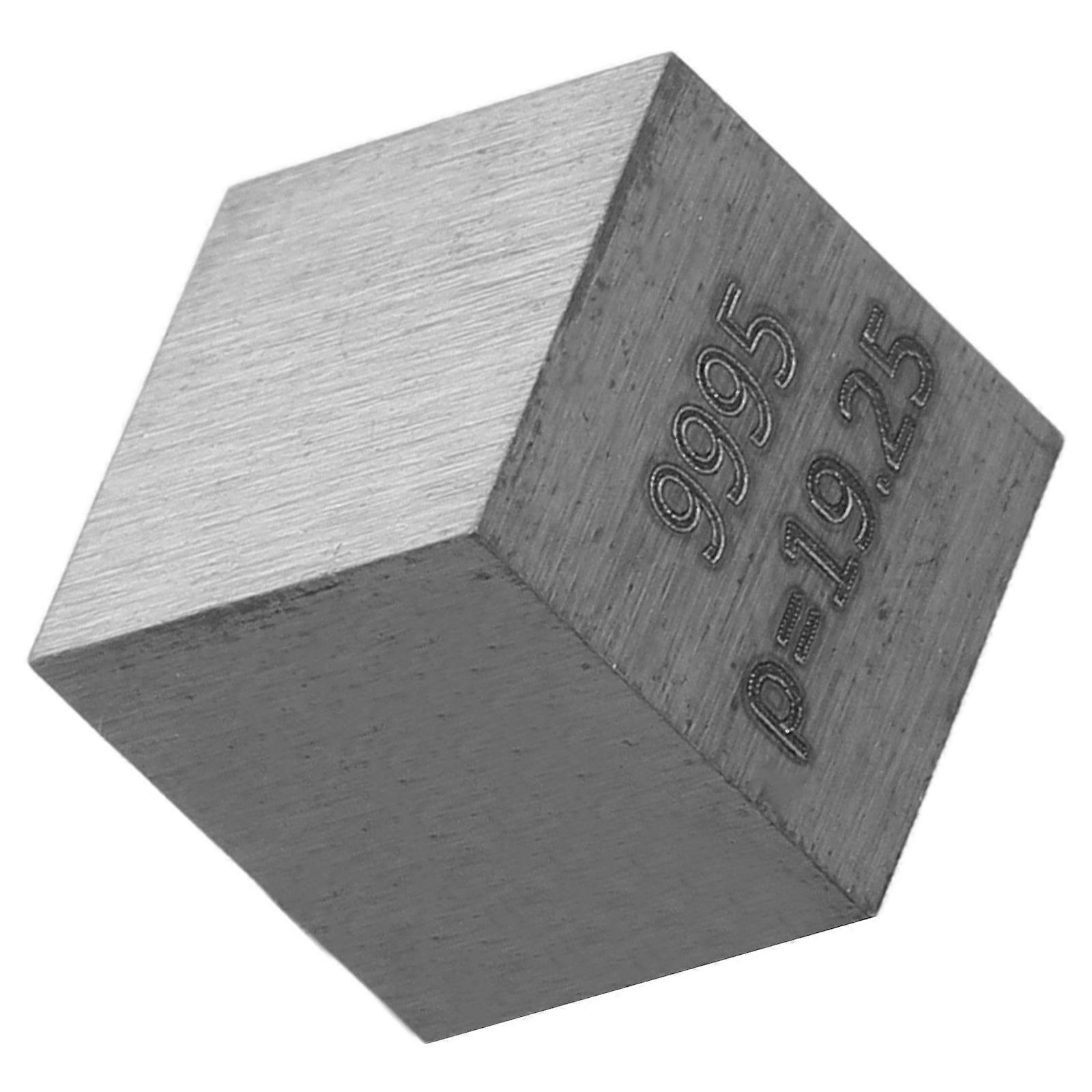 Educational Tungsten Cube for Chemistry Demonstration