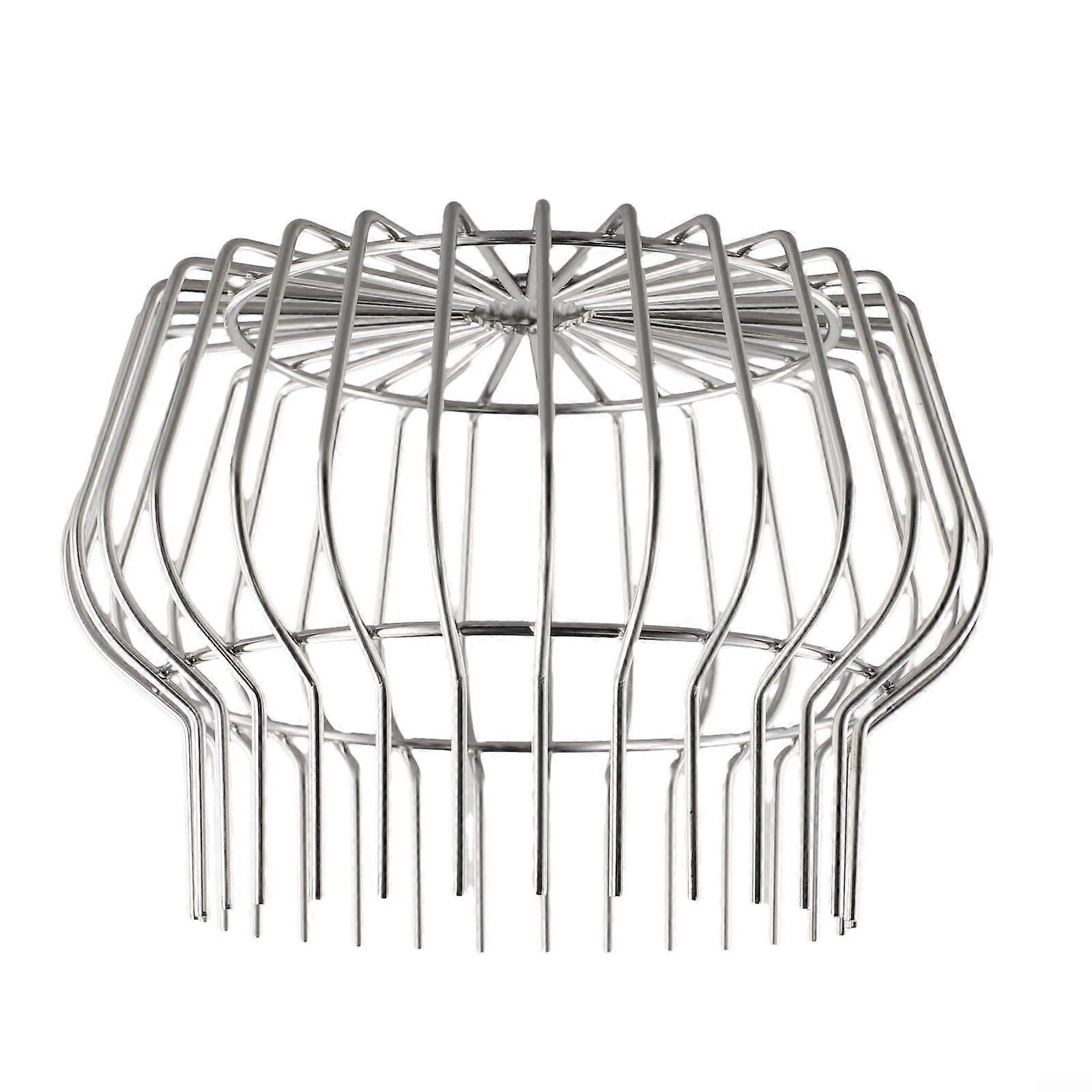 Stainless Steel Gutter Guard Mesh Downspout Leaf Filter AntiClog Drain Cover 28 Inch