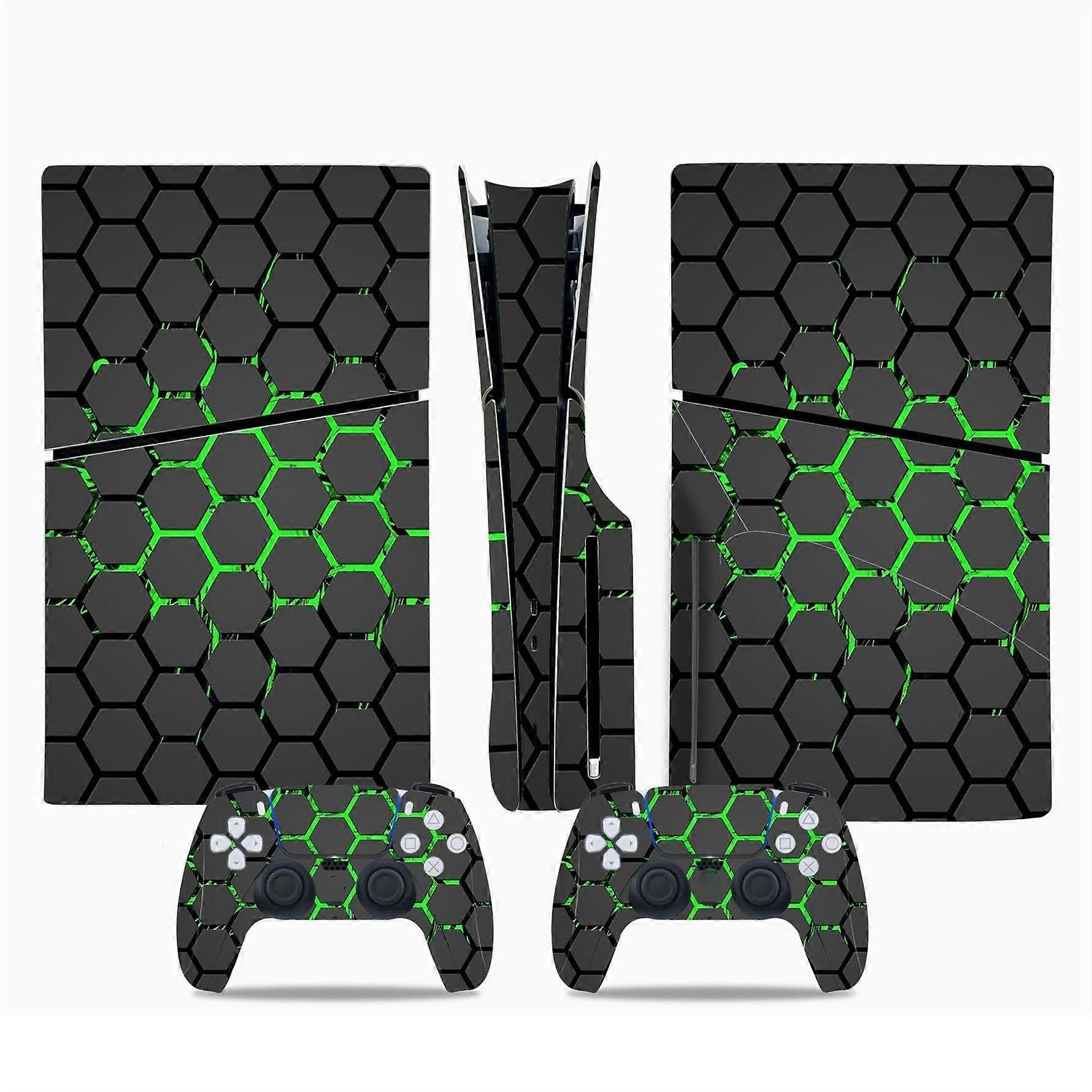 Console Remote Skin PS5 Slim Disc Digital Edition Vinyl Skin For Console And Controller ScratchResistant Model 44323