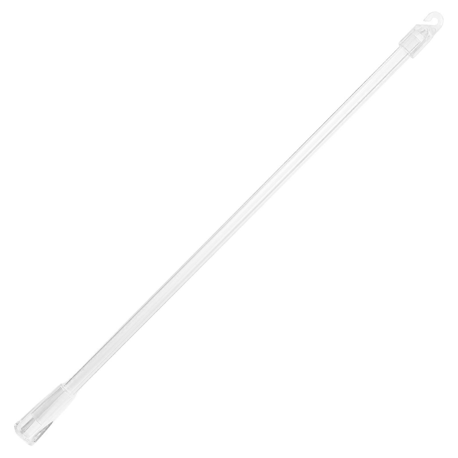 Acrylic Vertical Blind Tilt Rod with Hooks for Window Blind Adjustment 30Cm