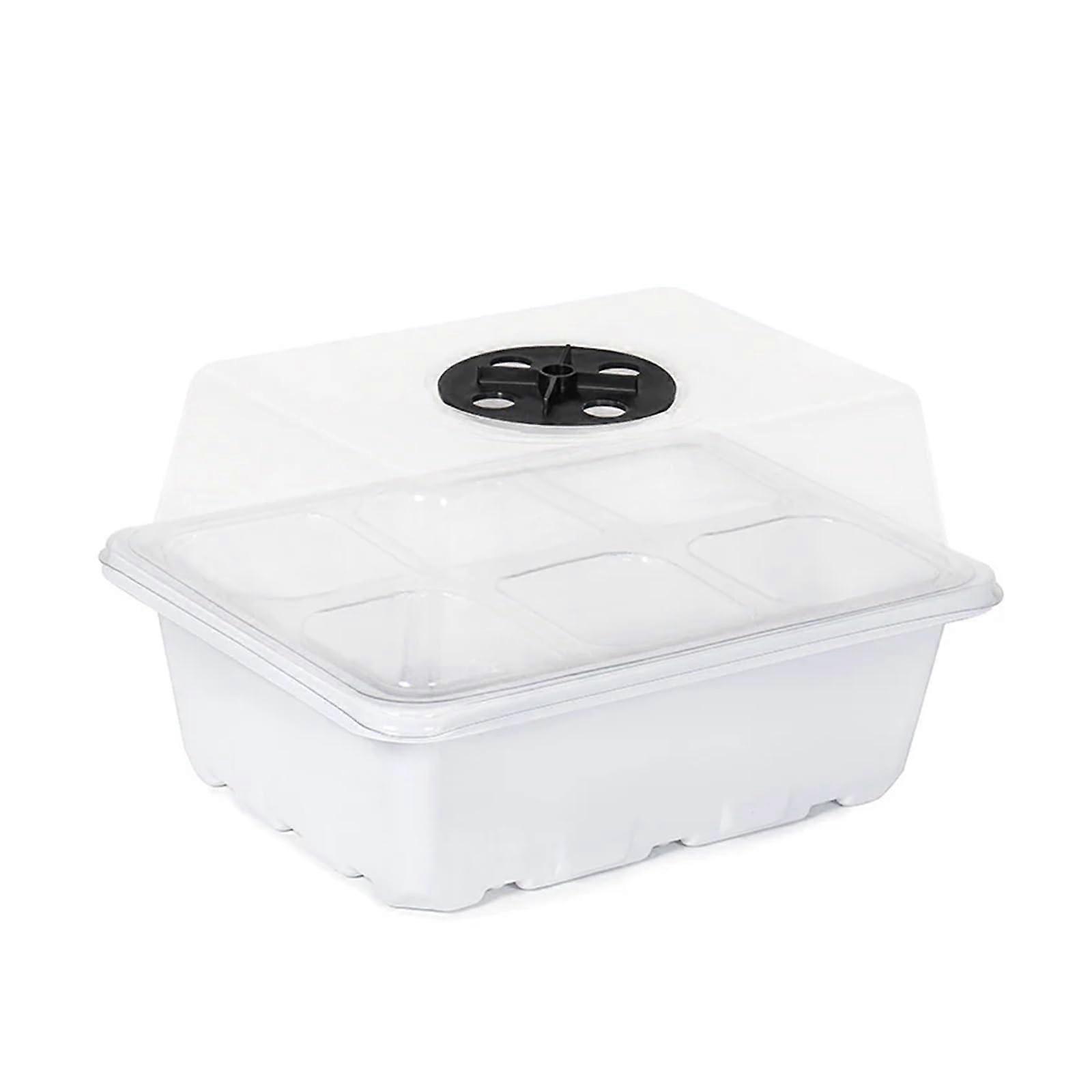 Seed Starter Tray with Humidity Dome 6/12 Cells Mini Greenhouse for Efficient Seed Germination