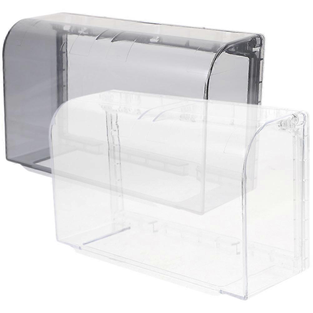 Home Socket Cover Waterproof Socket Protector PS Material Kitchen Use Anti-fog Square Shape 2Pcs