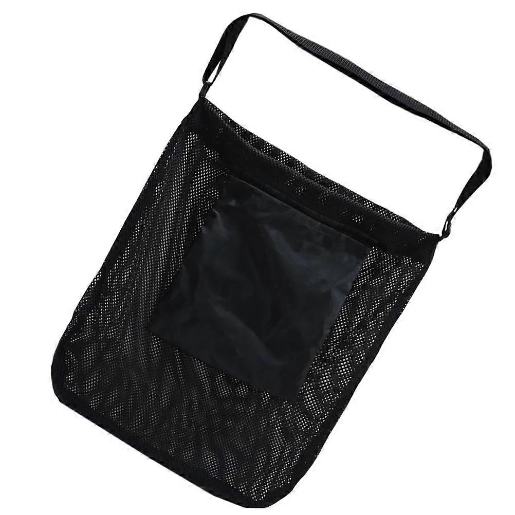 Black Multi-Function Shoulder Bag for Storage Convenient Fruit Bag Outdoor Use