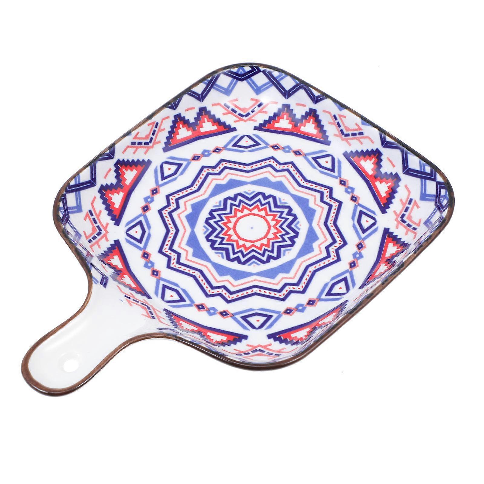 Delicate Baking Ceramic for Food Storage Handle Ceramic