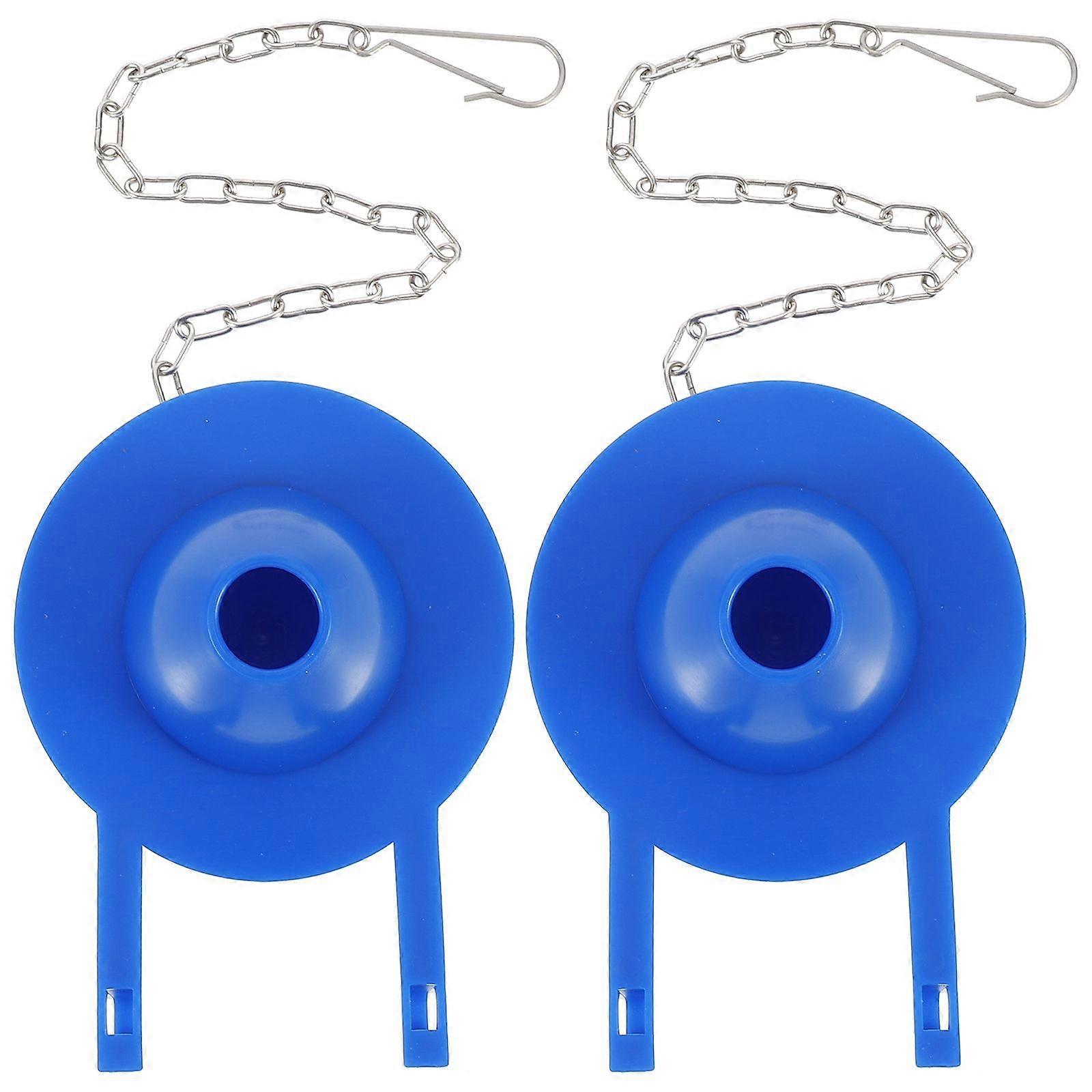 Toilet Seal Flapper PVC for Easy Installation and Sturdy Use 2Pcs