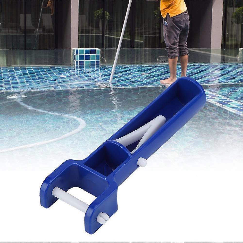 Pool Brush Handle and Vacuum Pole Replacement with V Clips, Universal 2 Pack for Swimming Pool Cleaning