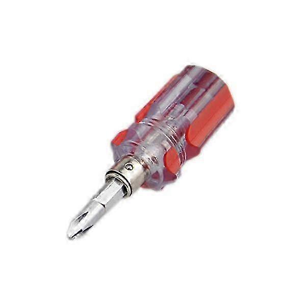 25-26 Mini Bidirectional Interchangeable Head Screwdriver Flat Tip Repair Tools