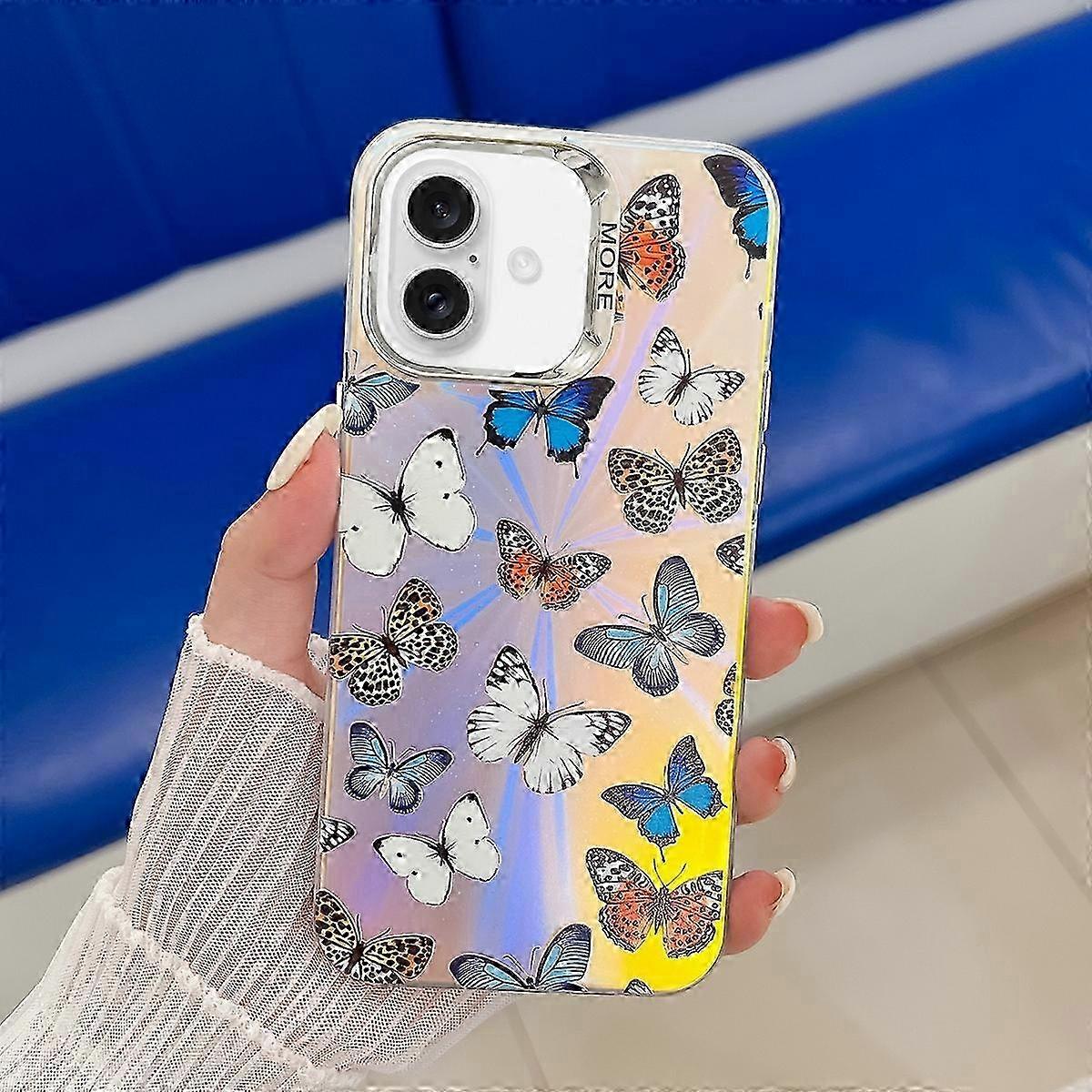 Electroplating Laser Butterfly Phone Case 2025