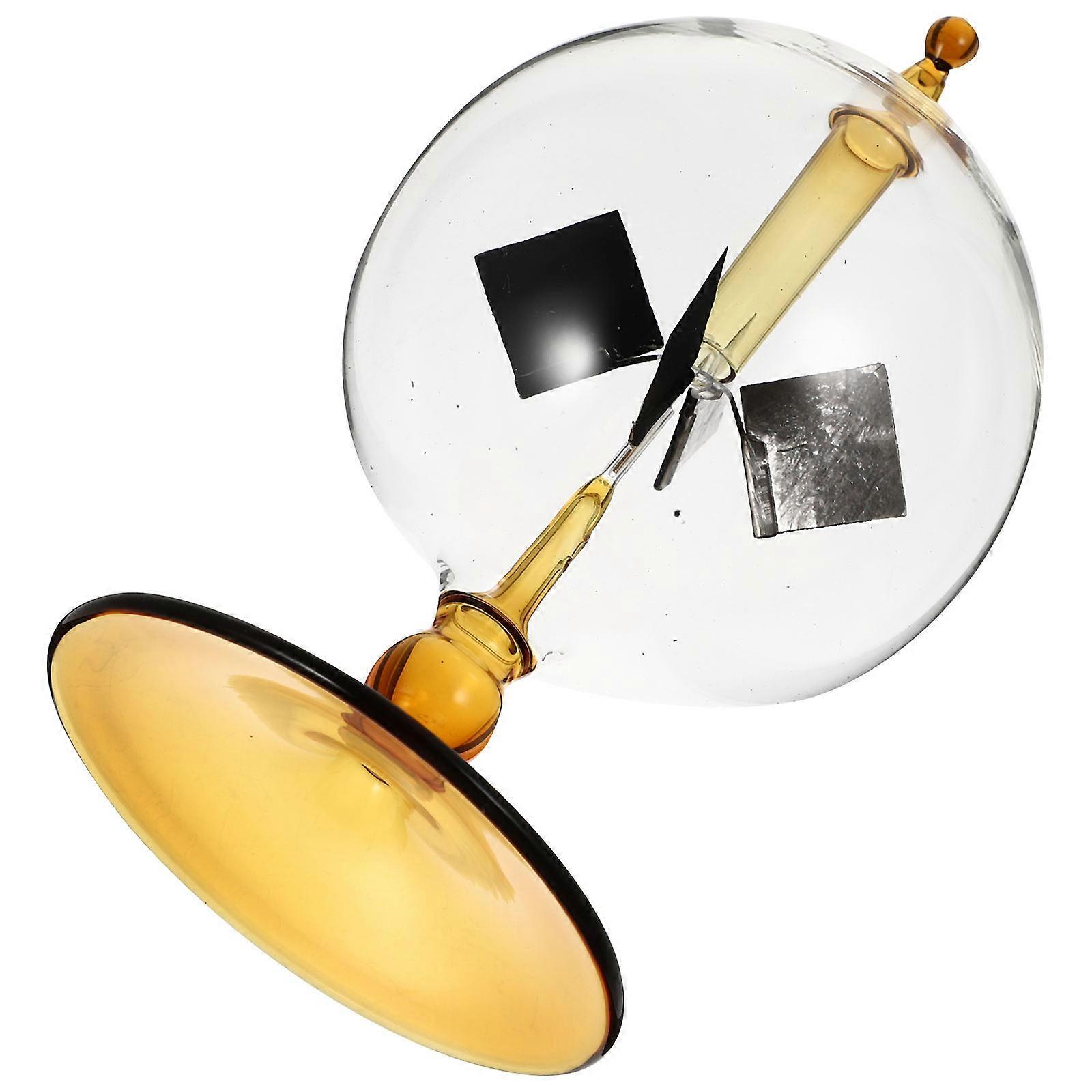 Solar Crookes Demonstrating Sunlight Energy Rotating Vanes