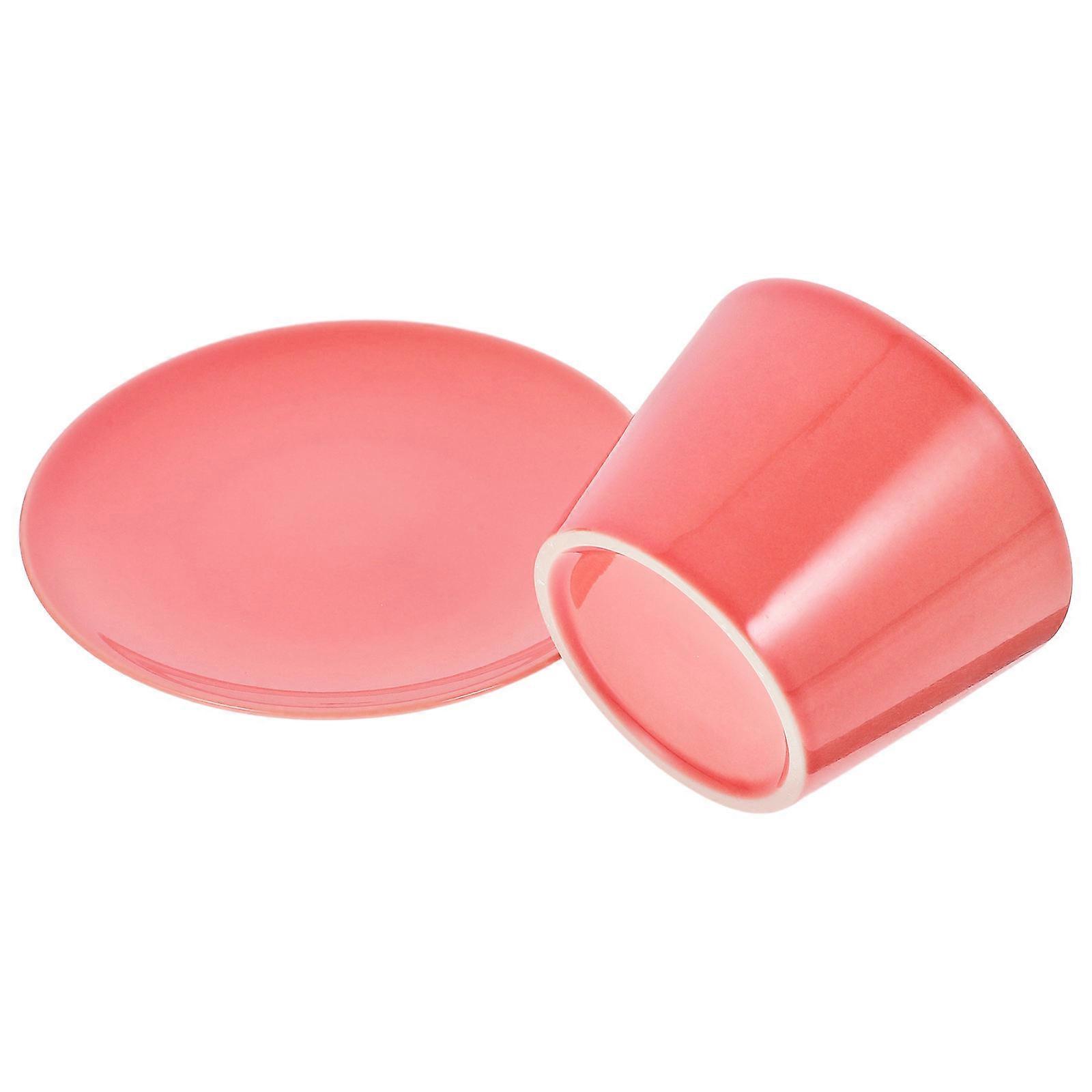 Ceramic Espresso Cup Coffee Mug for Drinking Pink Ceramic Cup