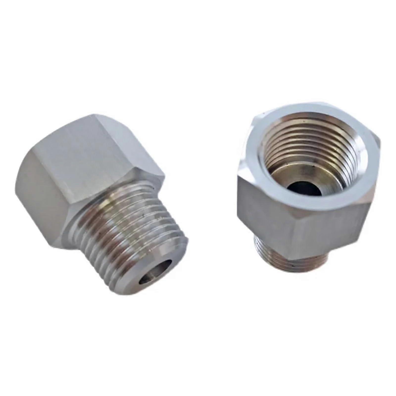 M14x1.5 to 1/2 BSPP Thread Reducer Bushing Pipe Fitting Connector for  Pressure Gauge