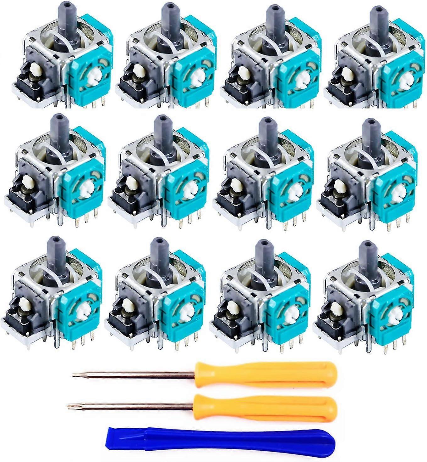 Joystick Replacement Kit for Xbox Controller, Xbox One Series S/X, Fix Stick Drift with 12 Original Modules and  Tools