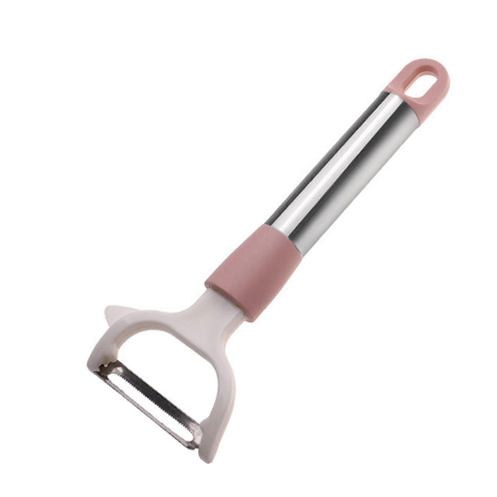 Stainless Steel Vegetable Peeler with Long Handle, Sharp MultiFunctional Fruit and Potato Peeler