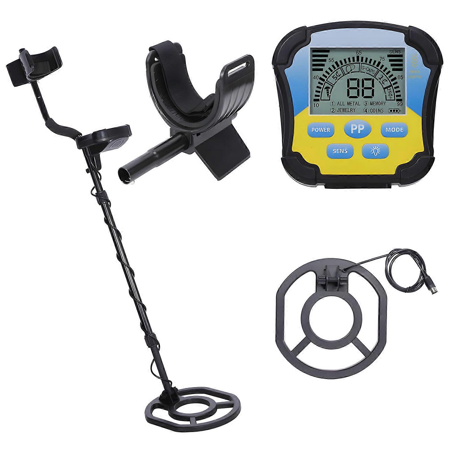 High Sensitivity Underground Metal Detector Offering Adjustable Level Four Mode and Targets Identification Waterproof Multicolor