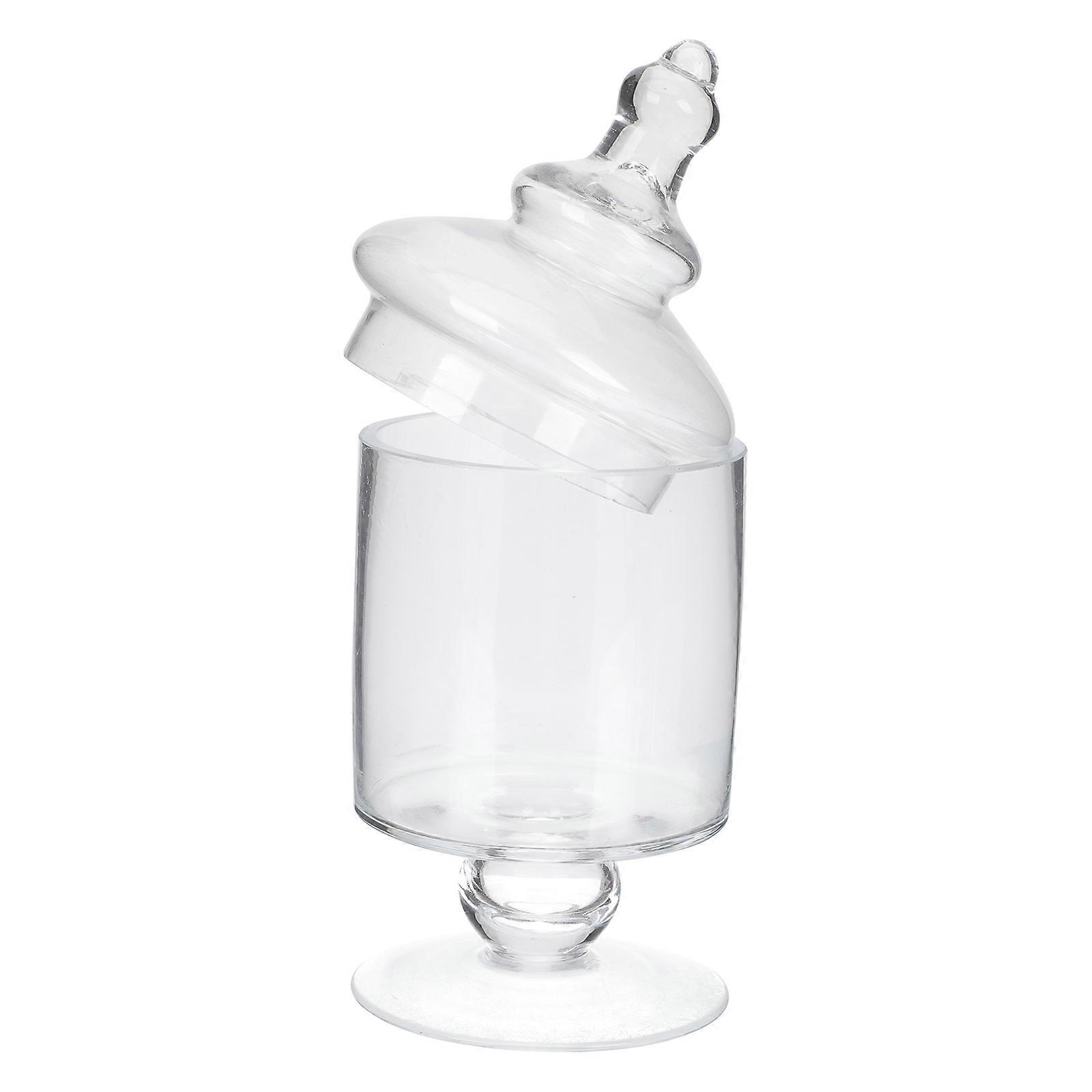 Glass Transparent Candy Jar for Storage Use Dried Fruit Packaging Canister