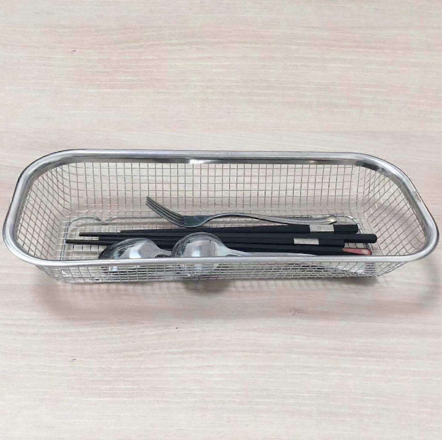 Dishwasher Silverware Basket Stainless Steel Utensil Holder with MultiCompartment RustProof Design