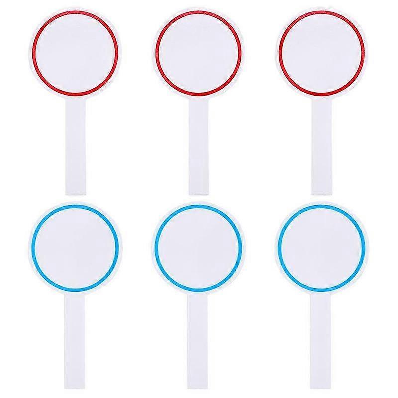 dry erase answer paddle 6pcs handheld white board scoreboard