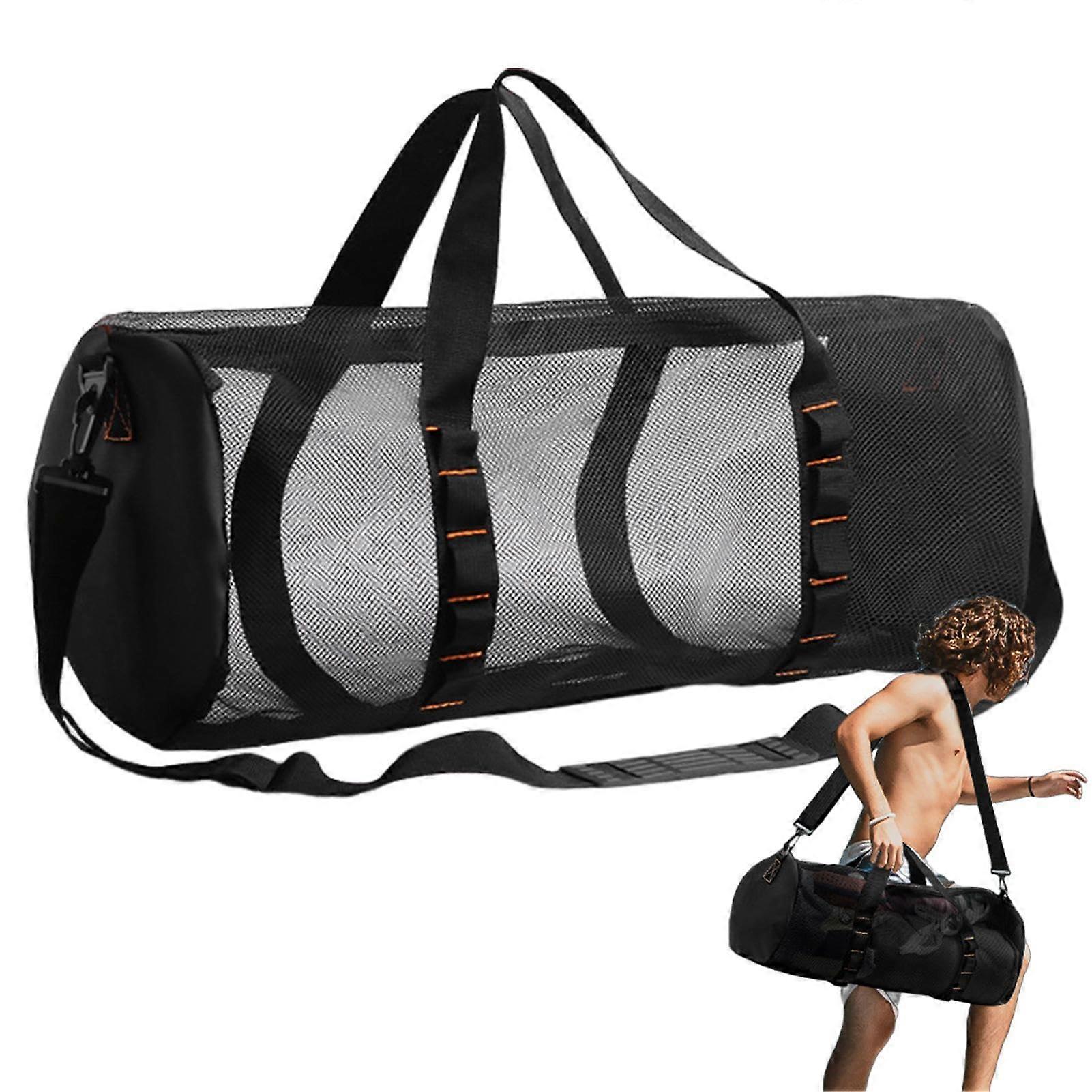 Extra Large Waterproof Mesh Scuba Dive Gear Bag with MultiPocket Storage for Beach and Gym