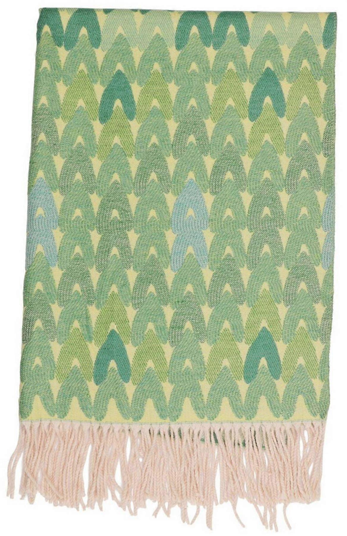 Zelly Hearts Scarf - Green