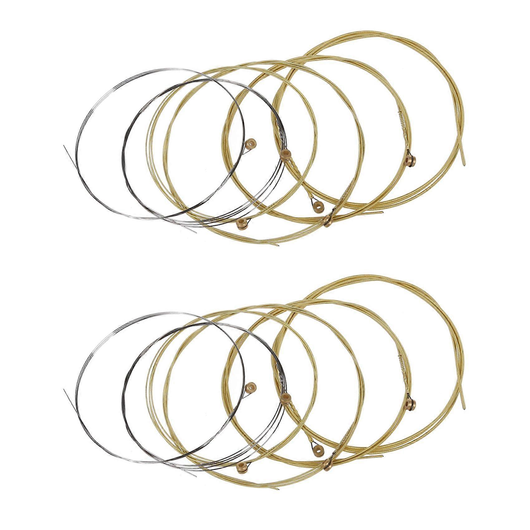 12x Metal Strings for Acoustic Guitar 1 Meter 1M