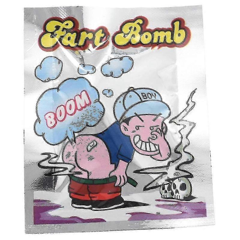 Pacote com 100 bombas fedorentas para pegadinhas e brincadeiras.