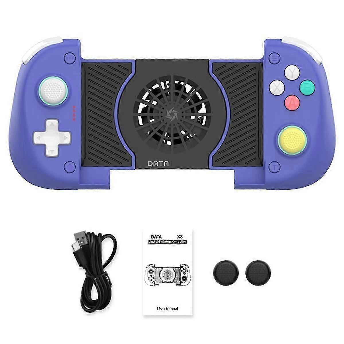 X3 Bluetooth Wireless Controller for Switch/OLED for Mobile Dual Hall Joystick with Cooling Fan for