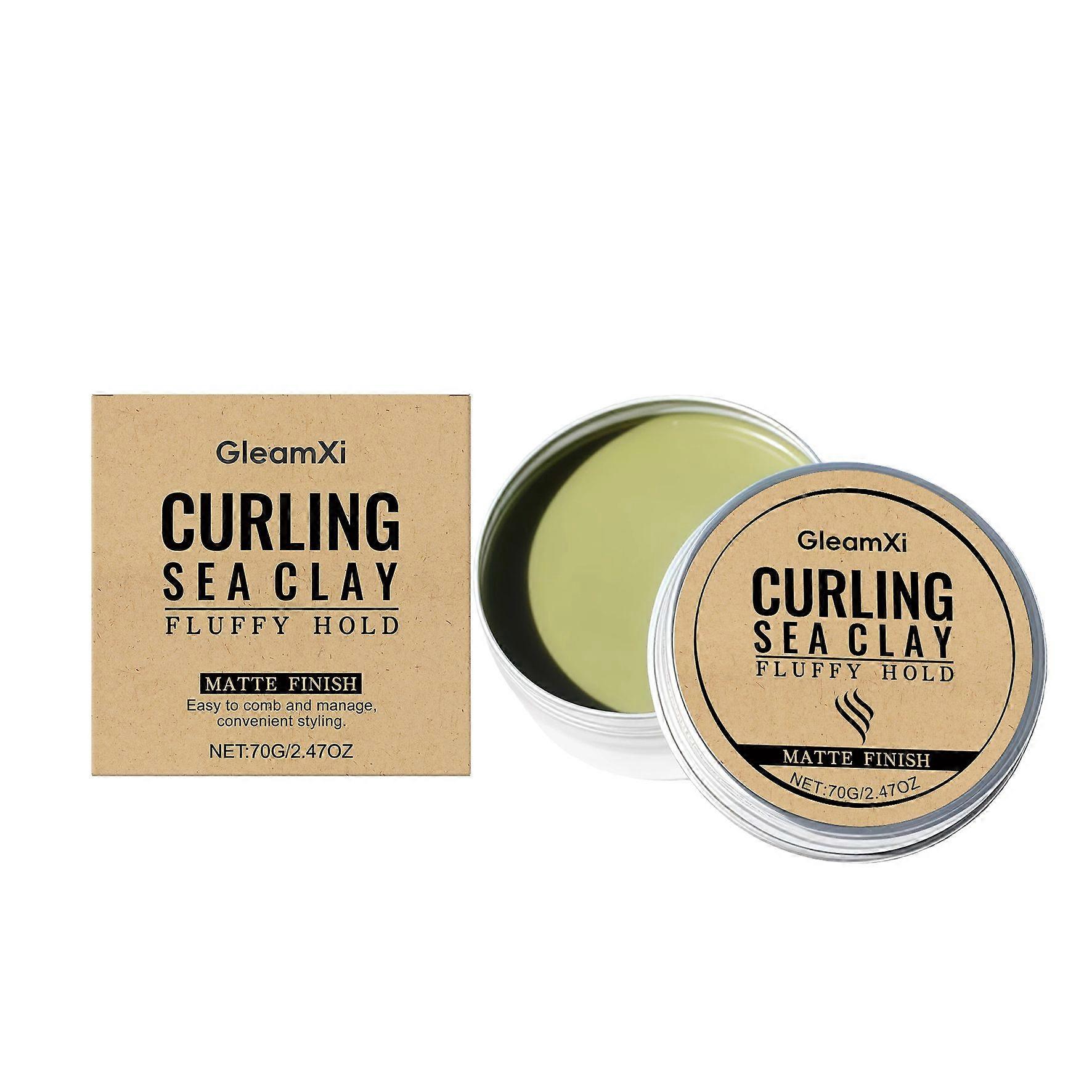 Gleamxi Hair Styling Mud Creates Naturally Styled