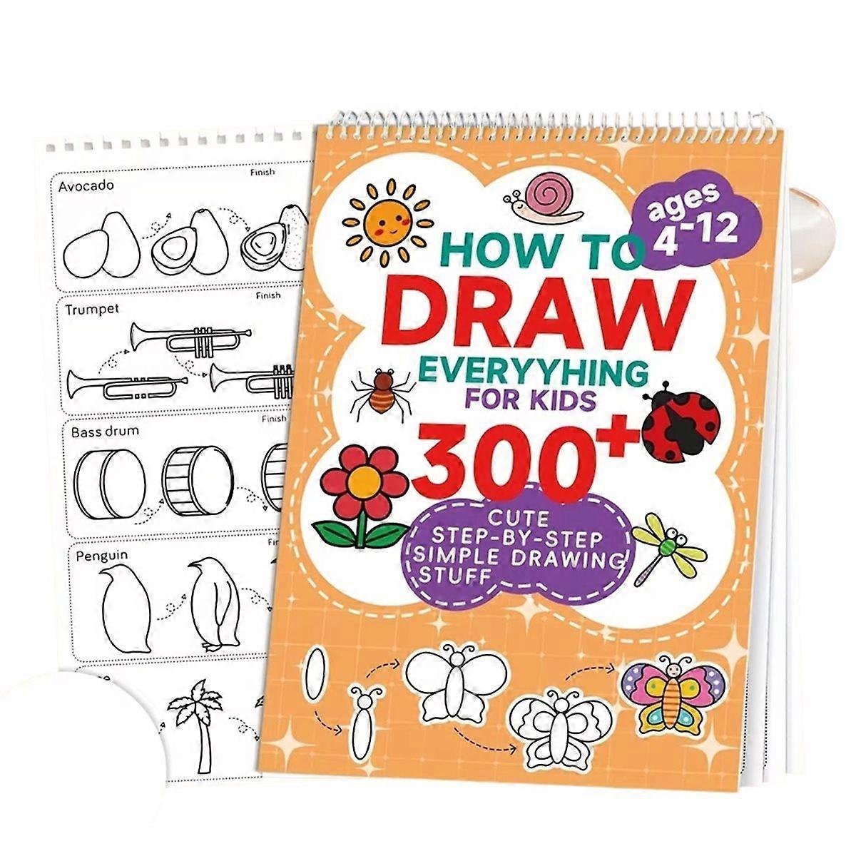 A Simple Drawing Book, Easy to Understand, with Detailed and Practical Steps Convenient for Practic