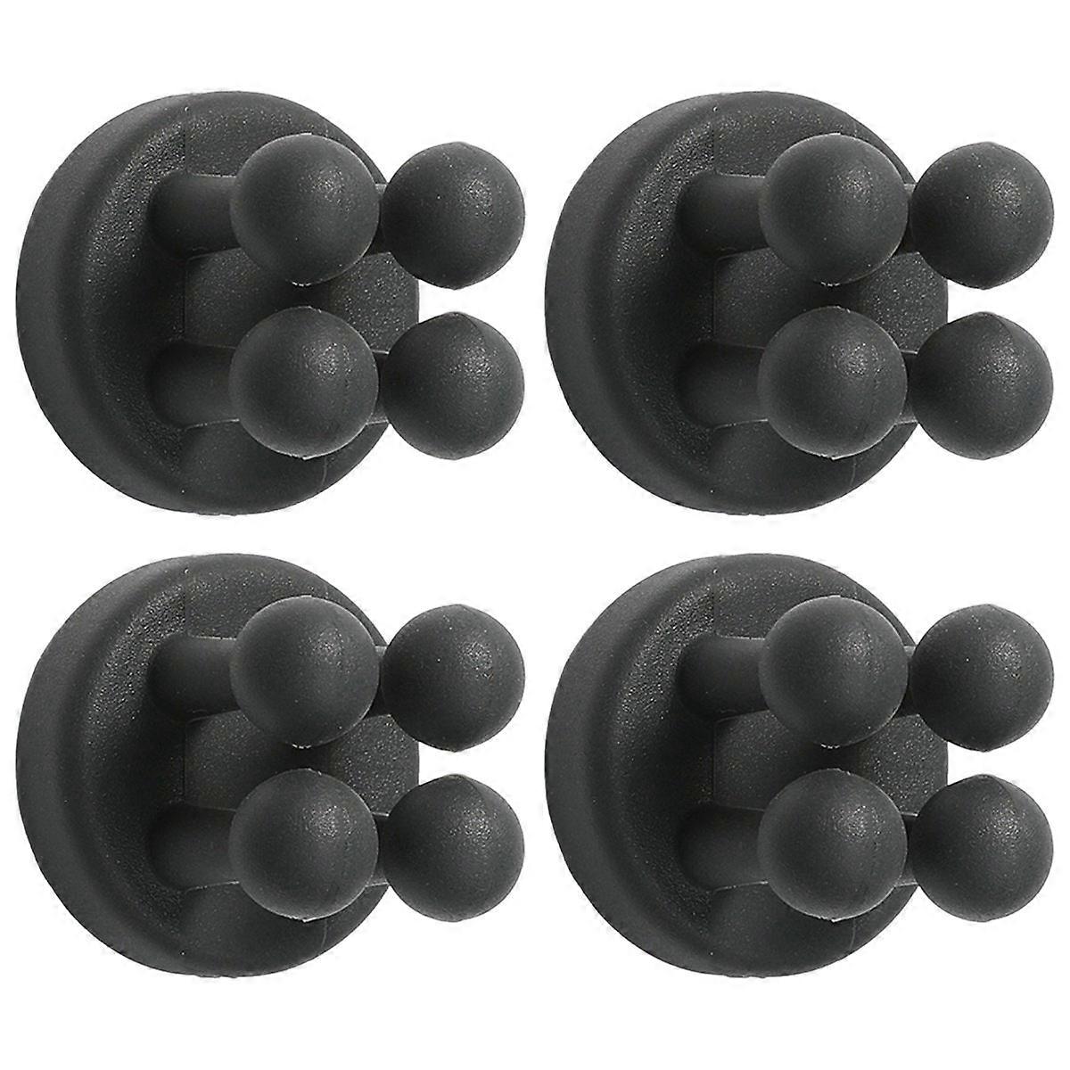 4Pcs Silicone Toothbrush Holders