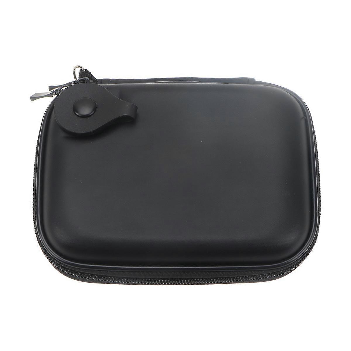 Earphone Pouch Eva Electronics Organizer for Storage Use 3Pcs Black Set