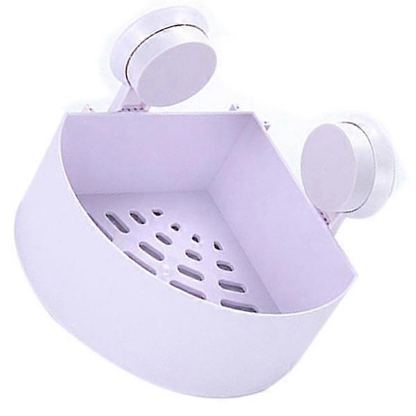 Suction Cup Shelf Plastic Bathroom Organizer for Kitchen Storage 3Pcs