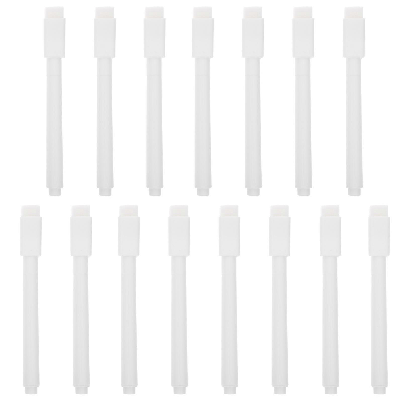 White Liquid Marker Pen for Writing 15Pcs Erasable Chalkboard Pens