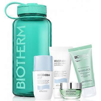 Biotherm Set: Deo Pure Deodorant Roll On 75ml + Lait Corporel Body Milk 50ml + Cleanser 50ml + Aquasource Hyalu Plump Gel 15ml