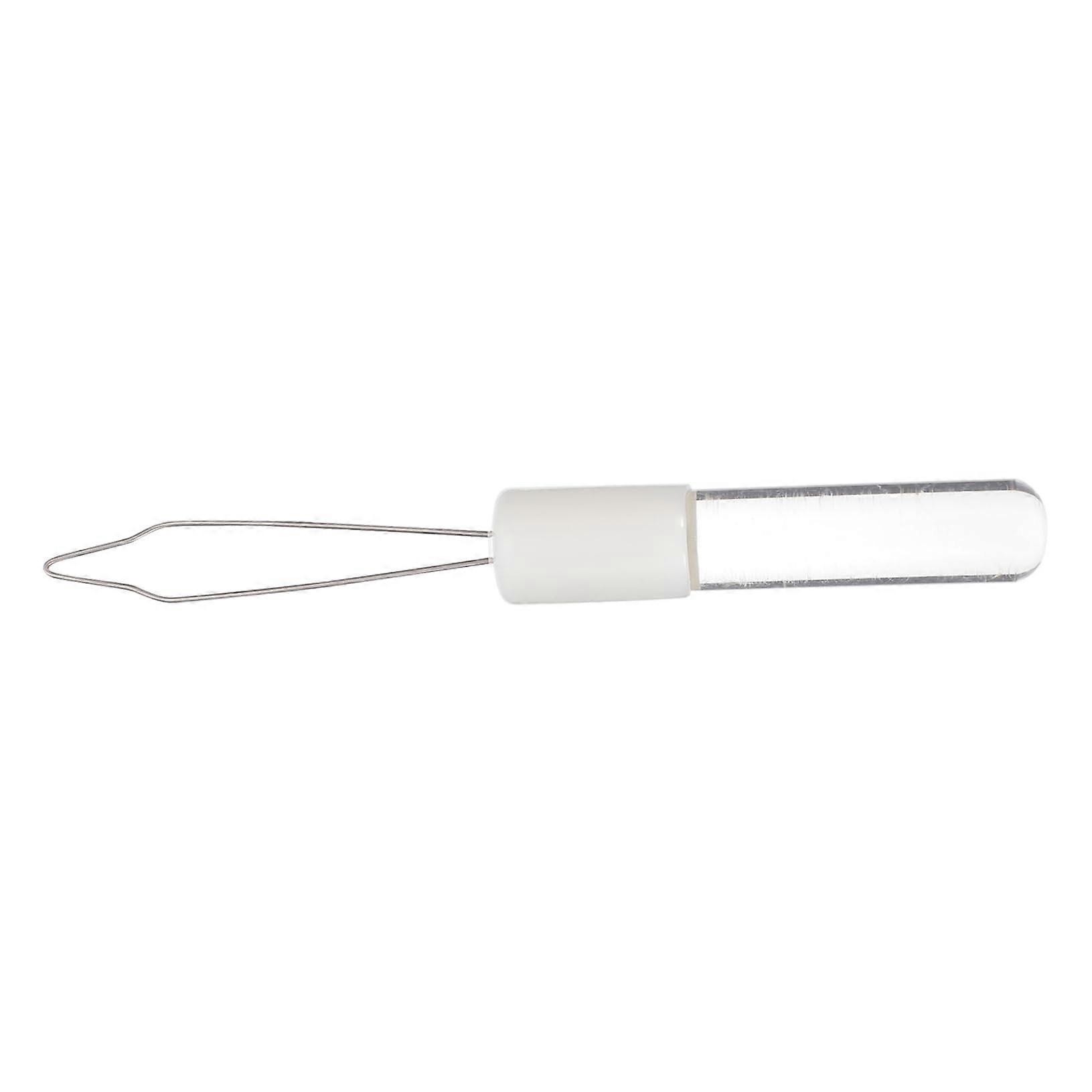 Button Hook and Zipper Puller for Elderly, Easy Dressing Aid Tool with Ergonomic White Handle