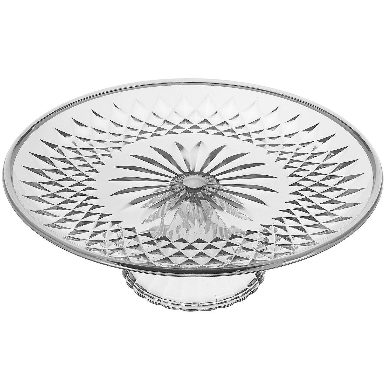 Fruit Serving Tray Footed Fruit Plate Multi-function Fruit Tray Snack Storage Tray Candy Plate