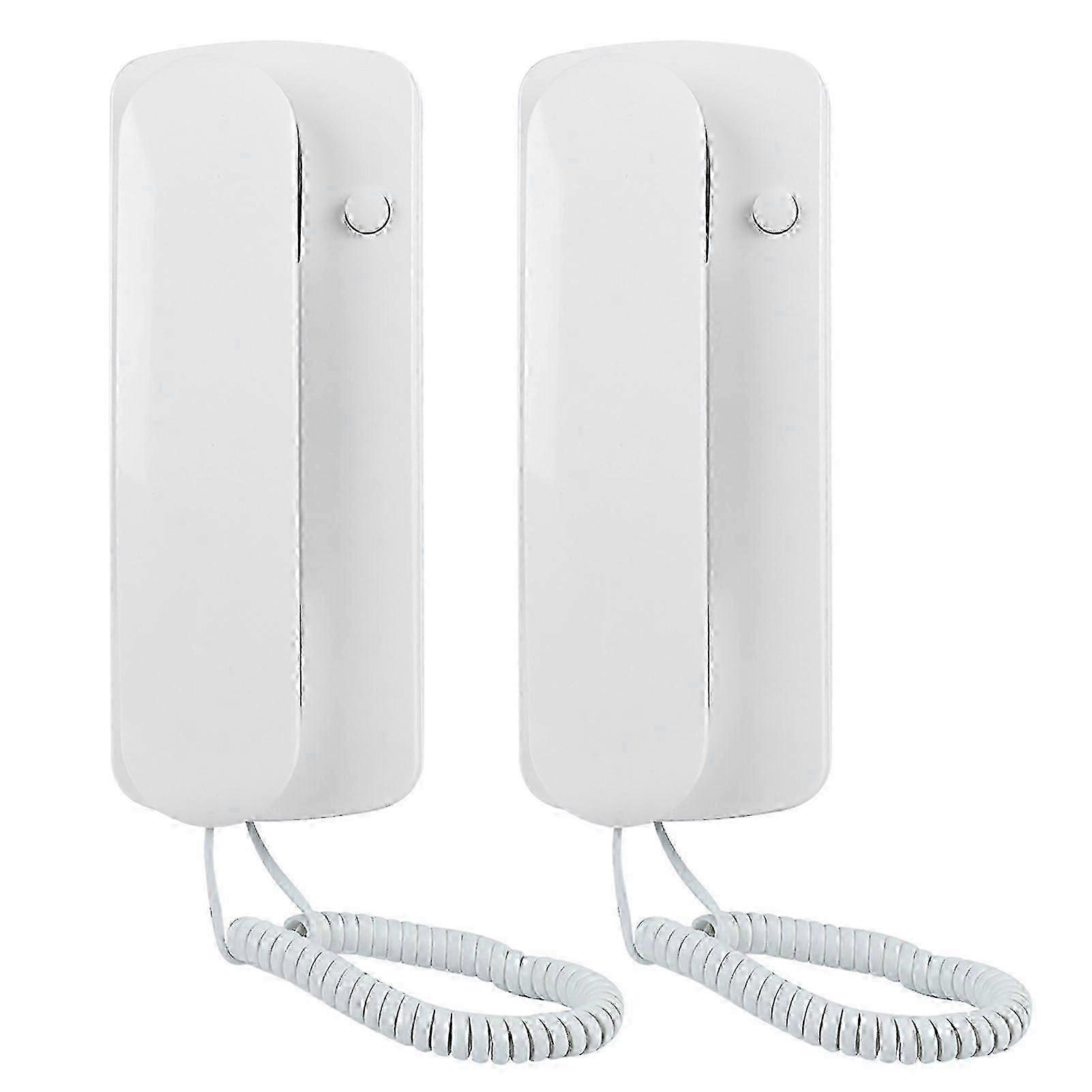 Wired Intercom Strong Signal Clear Call 2-Piece Set Office Warehouse Intercom
