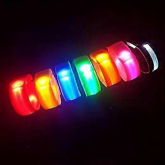 12 Pcs LED Flashing Armbands 3 Lighting Modes for Night Running Cycling Fishing Concerts Outdoor Low Light Visibility