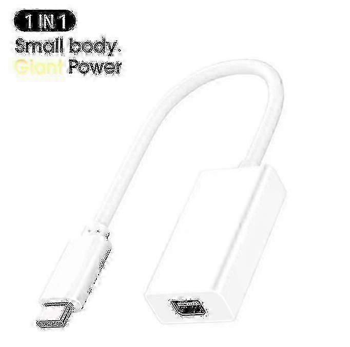 1x Thunderbolt 3 To Thunderbolt 2 Adapter Type C Cable Usb compatible with Pro